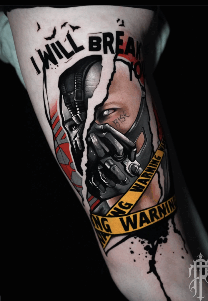 Tattoo van bane van batman