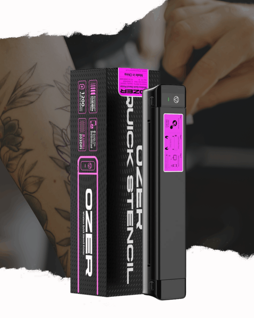 Ozer stencil machine tattoo